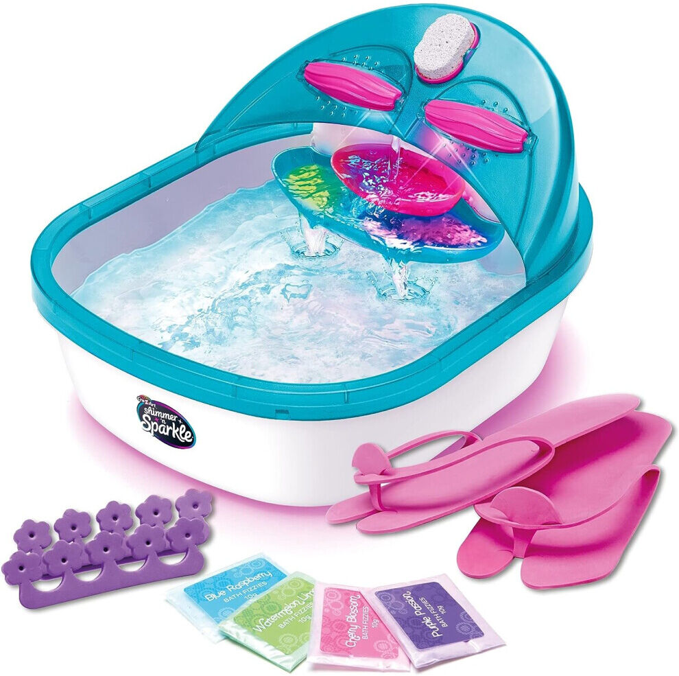 Cra-Z-Art Shimmer ‘n Sparkle 6-in-1 Real Massaging Foot Spa for Kids