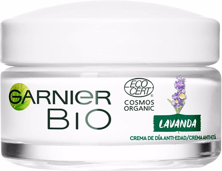 Photos - Cream / Lotion Garnier Bio Ecocert lavender anti-aging day cream 50 ml 