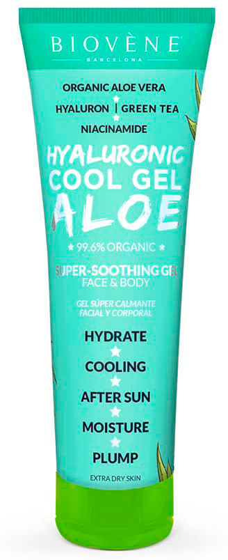 Photos - Cream / Lotion Biovene Hyaluronic Cool Gel Aloe super-soothing gel face & body 200 ml