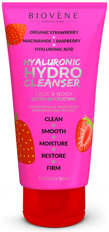 Photos - Cream / Lotion Biovene Hyaluronic Hydro Cleanser face & body extra hydrating 200 ml