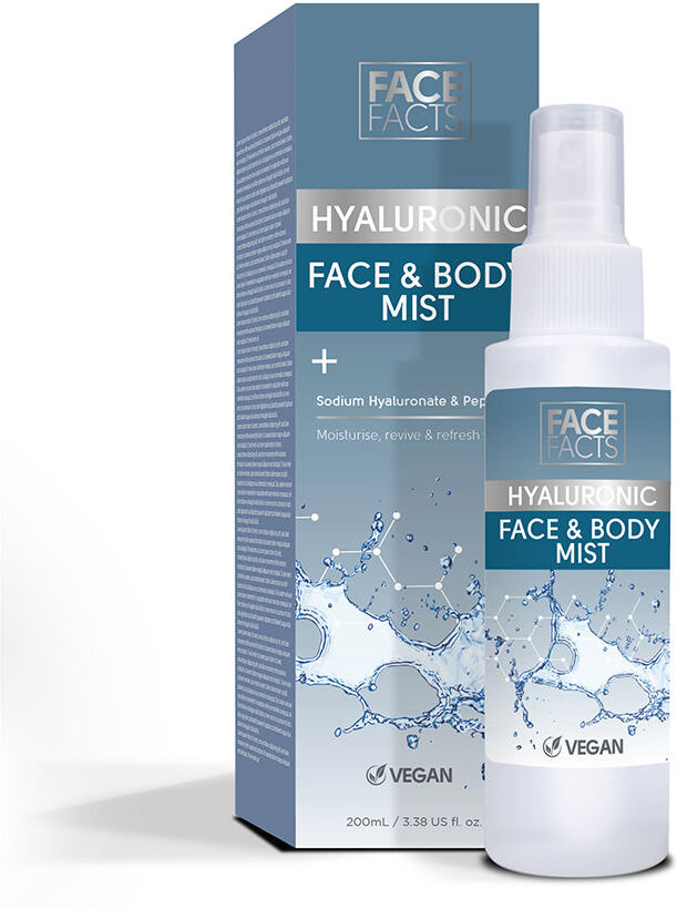 Photos - Cream / Lotion Face Facts Hyaluronic face & body mist 200 ml