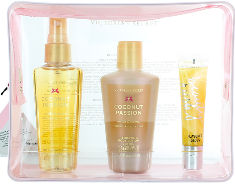 Victoria's Secret Jett Setter Coconut Passion (W) 3 Pcs Set