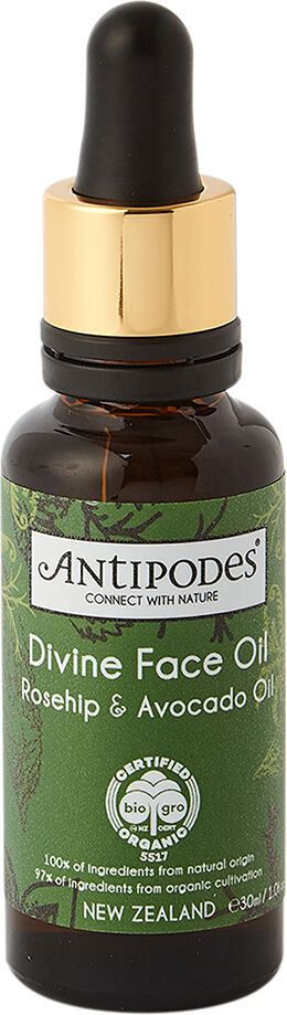 Antipodes Divine Face Oil Organic Avocado Oil & Rosehip 30ml