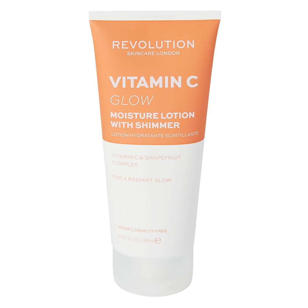 Revolution Skincare Vitamin C Glow Moisture Lotion With Shimmer 200ml