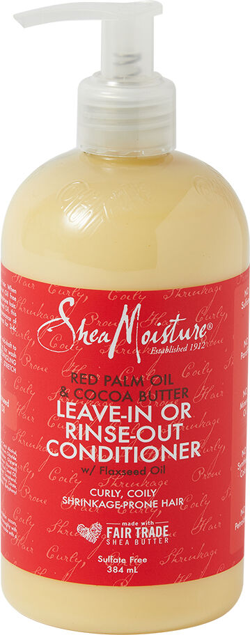 Shea Moisture Red Palm Oil & Cocoa Butter LeaveIn or RinseOut Conditioner 384ml