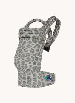 Artipoppe Zeitgeist Leopard Light Babytrage mit Leopardenmuster Grijs 1 maat