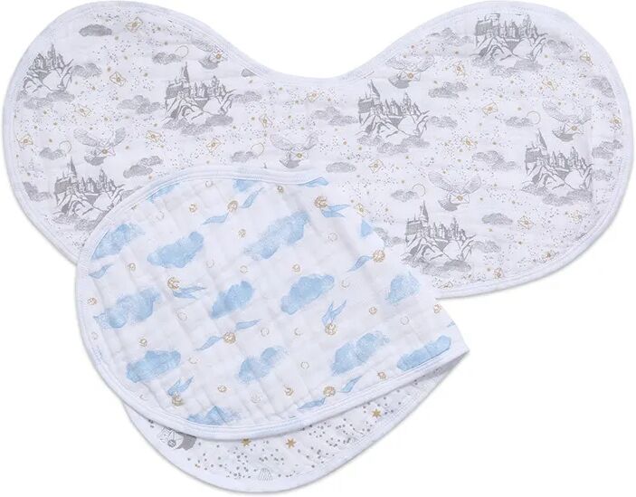 aden + anais Lätzchen BURPY BIB – HARRY POTTER™ ICONIC 2er-Set in weiß