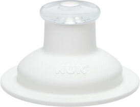 NUK Push-Pull Tülle Ersatzartikel für Junior+ Sports Cup, weiß, Auslaufsicher Ersatz-Tülle für NUK Junior Cup, 1 Packung = 1 Stück