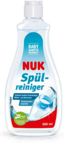 NUK Spülmittel für eine babygerechte Reinigung, Sanft reinigendes Geschirrspülmittel zum reinigen von Flaschen und Saugern, 500 ml - Flasche