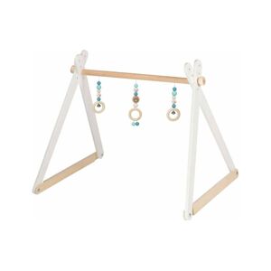 goki Spielbogen »Baby-Fit Bär« Hellblau, natur, weiss