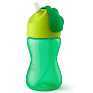 Avent Trinkhalmtasse gebogen Grün Scf98/01 0.3 l