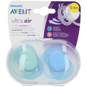 Avent Ultra Air Mix Silikon Schnuller 0-6 Monate (Farbe nicht wählbar) 2 ct