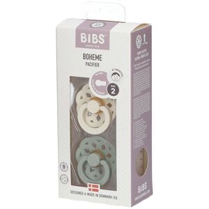 Infinity Bibs® Bibs Boheme Sauger Salbei - Elfenbein 6 - 18 Monate Größe 2 2 ct