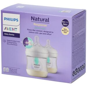 Bomedys NV Philips Avent Natural Response Babyflasche mit AirFree-Ventil 2 ct