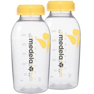 Medela Flaschen zur Aufbewahrung von Muttermilch   BPA-frei   Packung à 2 × 250 ml