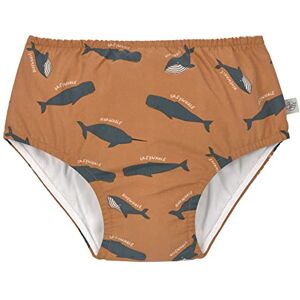 LÄSSIG Baby Kinder Schwimmwindel Windelbadehose/Swim Diaper Whale caramel, 19-24 Monate, Größe: 92