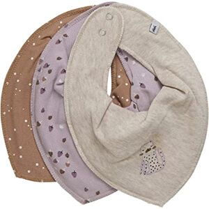 Pippi Unisex Baby 3er Pack Bibs Dreieck Lätzchen, Violet Ice, Einheitsgröße