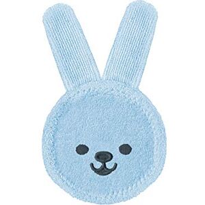 MAM Oral Care Rabbit für Baby’s erste Mundhygiene, sanfte Zahnpflege mit weichem Mikrofaser-Material, Babys an die tägliche Mundreinigung gewöhnen, ab 0+ Monate, blau, 1 Stück (1er Pack)