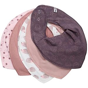 Pippi made with love PIPPI Unisex Baby Bandana Bib (5-Pack) dreieck Lätzchen, Old Rose, One Size