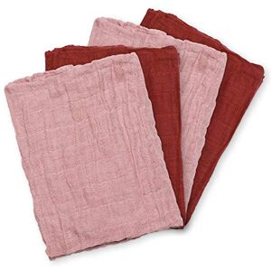 Pippi Unisex Baby 4er Pack Stoffwindeln, Spucktücher, Kuscheltücher oder Windeltücher, Geeignet Badebekleidungsset