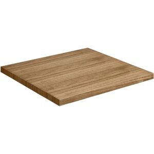 VEGA Tischplatte Sumba quadratisch; 50x50 cm (LxB); walnuss natur; quadratisch