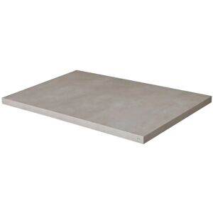 VEGA Tischplatte Spesso rechteckig; 120x80 cm (LxB); beton; rechteckig