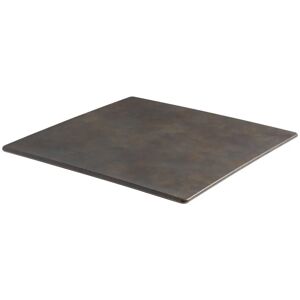 Topalit Tischplatte Finando quadratisch; 70x70 cm (LxB); metall antik; quadratisch