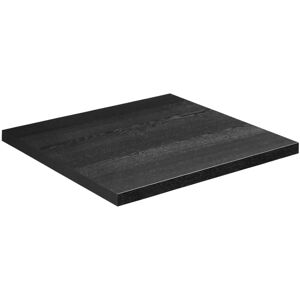 VEGA Tischplatte Sumba quadratisch; 70x70 cm (LxB); esche schwarz gebeizt; quadratisch