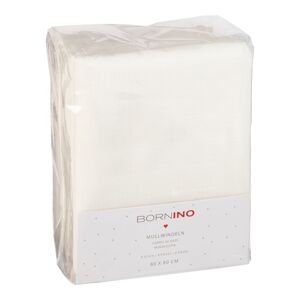 Bornino 8er-Pack Mullwindeln 80x80 cm weiss unisex