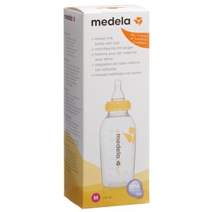 medela Milchflasche 250ml mit Sauger M (4-6 Monate) (1 Stück)