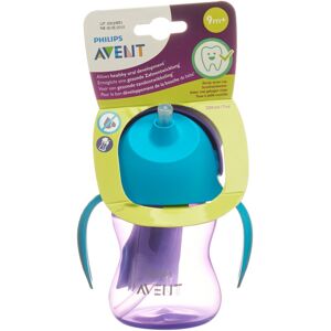 Philips Avent Strohhalm-Becher 200ml Girl lila (1 Stück)