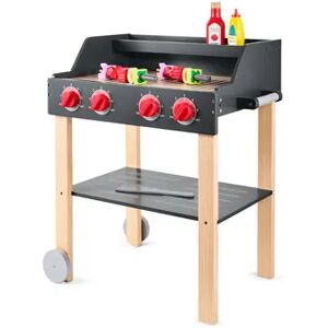 Tchibo - Spielgrill aus Holz - Mehrfarbig -Kinder Metall   unisex