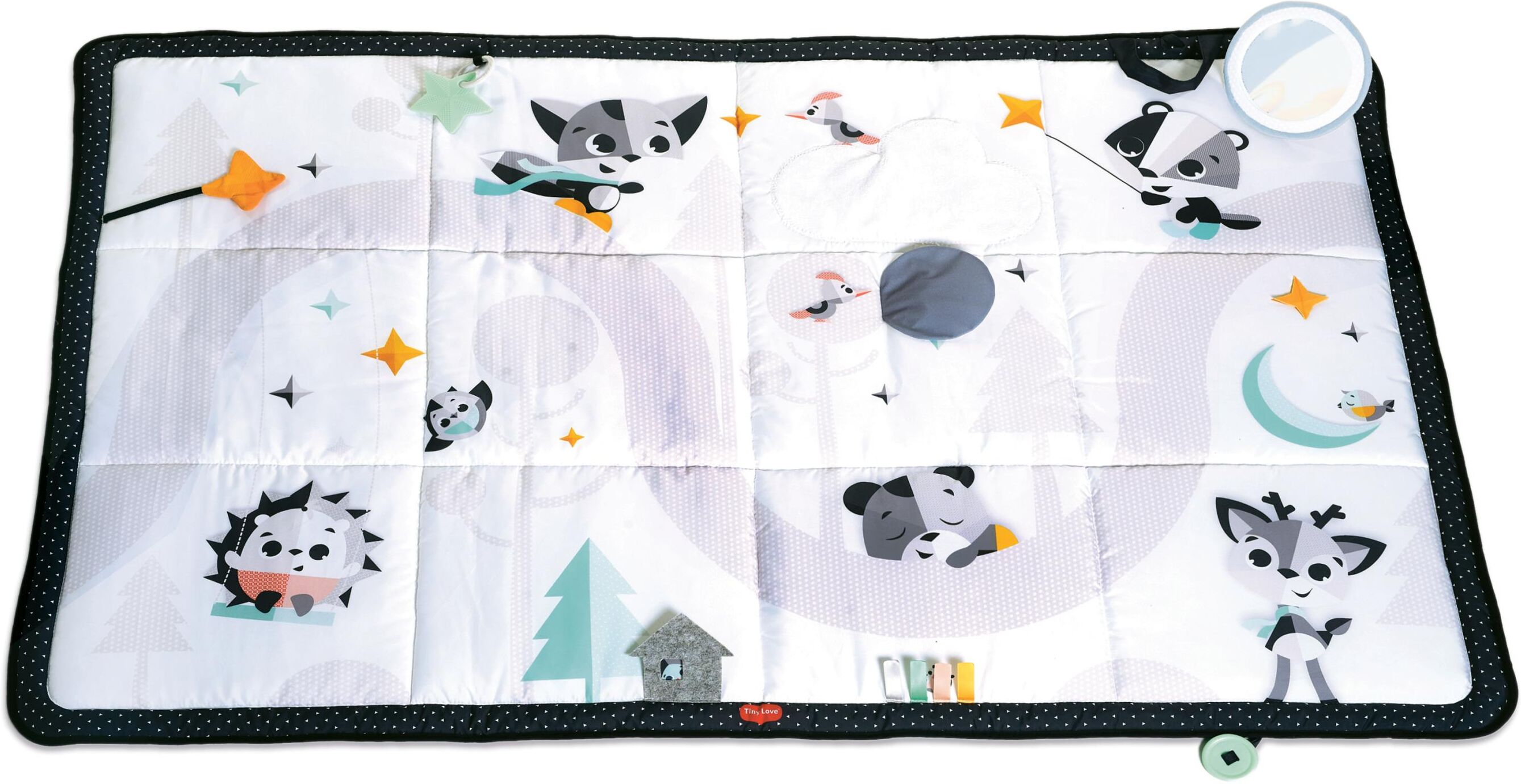 Tiny Love Babybettdecke »Krabbeldecke Super Mat«, normal, (1 St.) schwarz