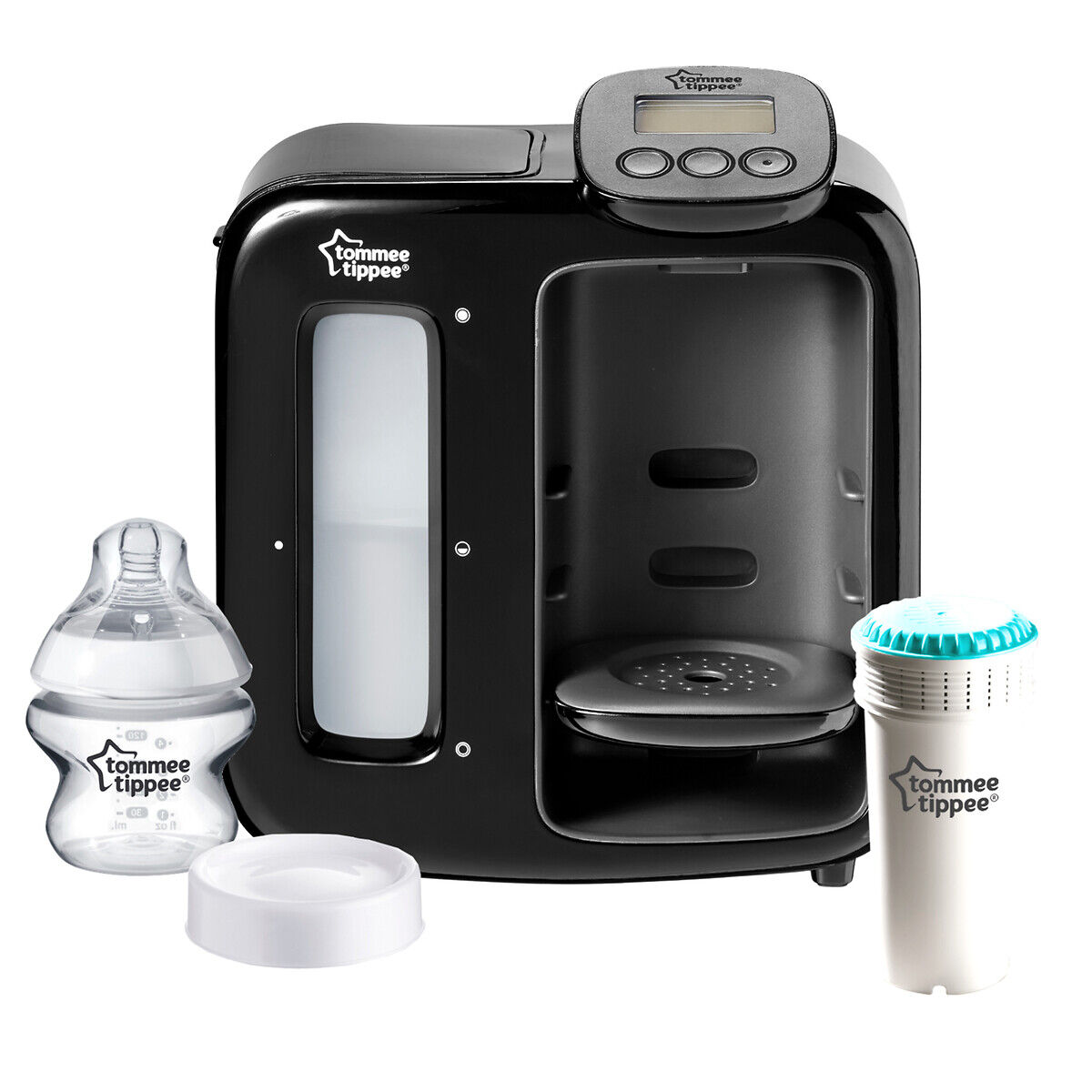 TOMMEE TIPPEE Flaschenzubereiter Perfect Prep Day & Night SCHWARZ