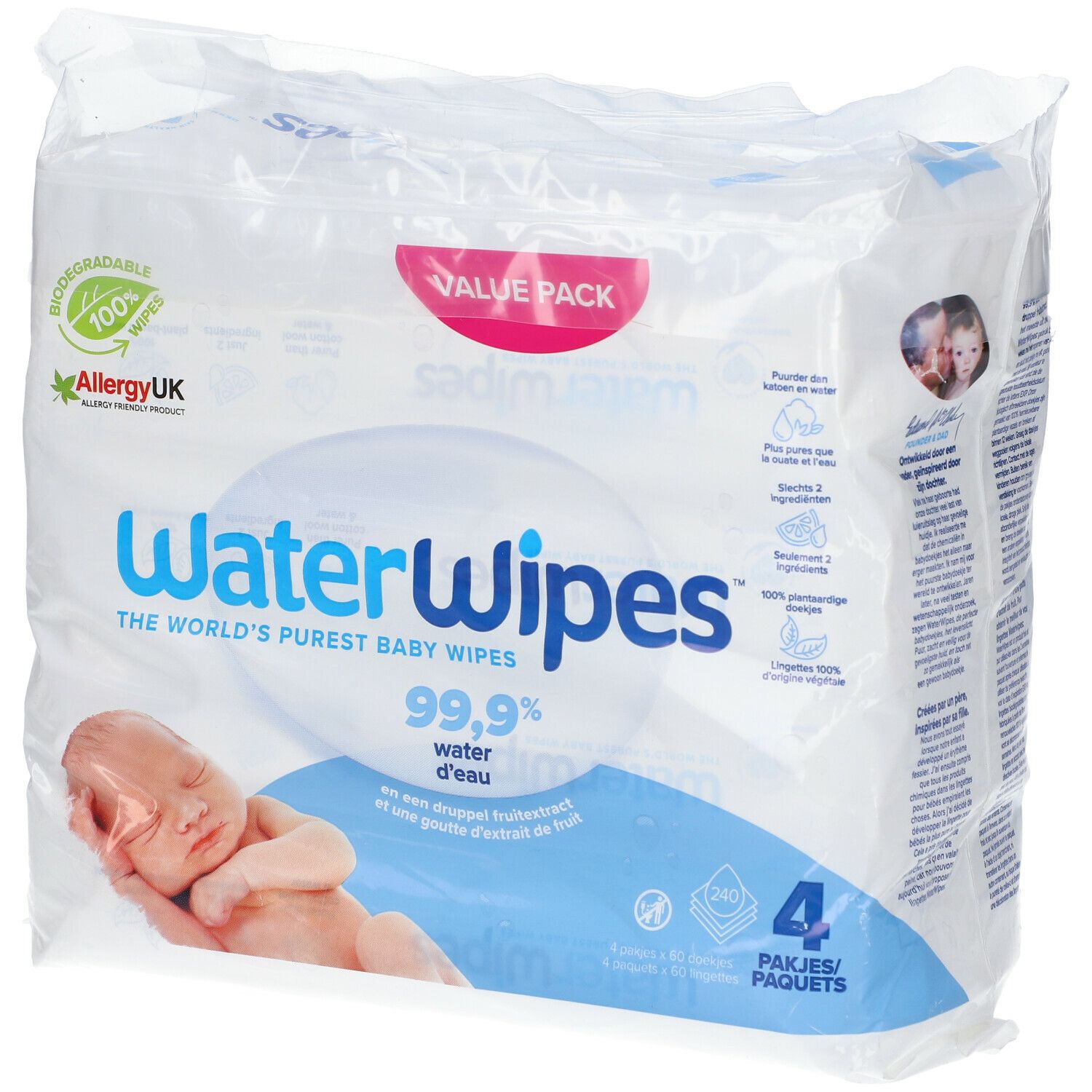 Bomedys NV WaterWipes® Feuchttücher