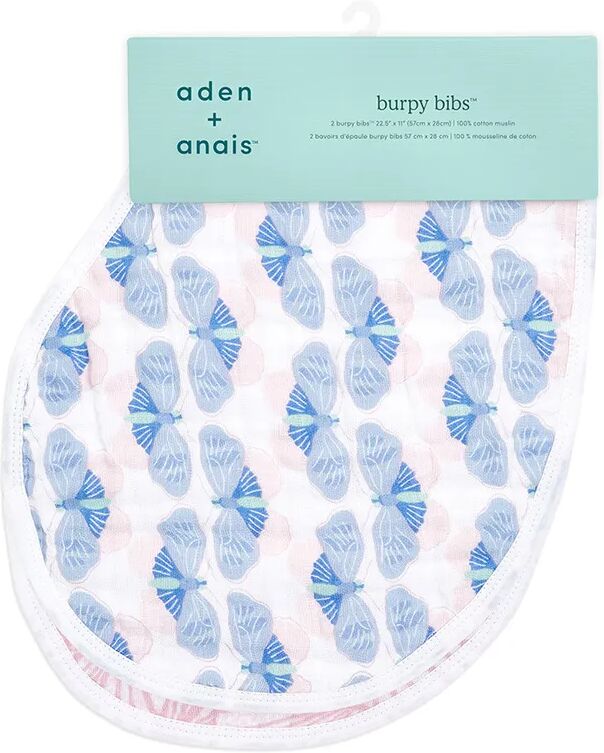 aden + anais Lätzchen BURPY BIB – DECO COLLECTION 2er-Set in blau/beige