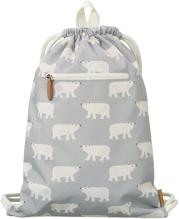 FRESK Turnbeutel POLAR BEAR (38x27) in grau