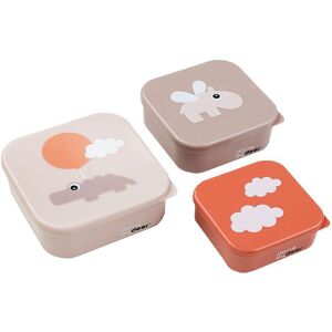 Done by Deer Snackbox - Happy Clouds - 3er-Pack - Puder - Done by Deer - One Size - Brotdosen