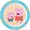 P:Os Peppa Pig 3-tlg. Frühstücks-Set hellblau