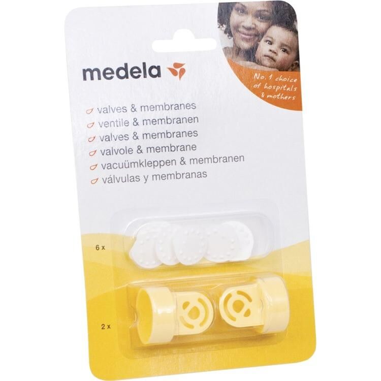 MEDELA Medela Ventile und Membranen, Multipack (2 Ventilköpfe/6 Membrane)