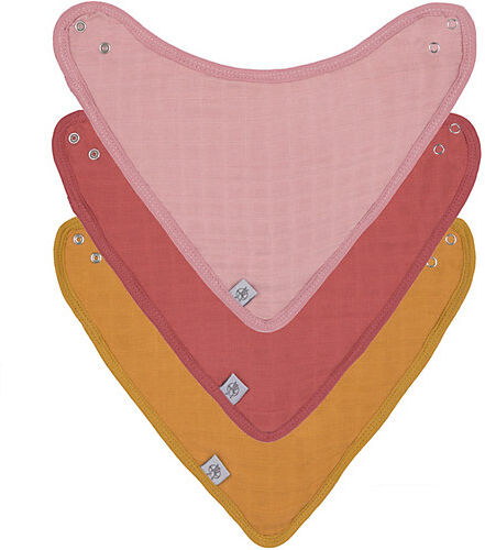 Lässig Dreieckstuch Bandana, 3er Set, rose/rosewood/mustard rosa Mädchen Kinder