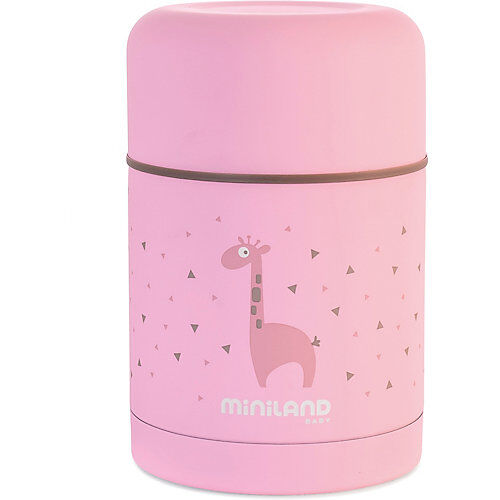 Miniland Thermobehälter Silky Thermo Food, 600ml, pink
