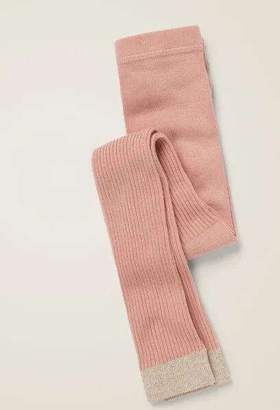 Mini Provence-Altrosa Fußlose Rippenstrumpfhose Baby Baby Boden, 128, Pink