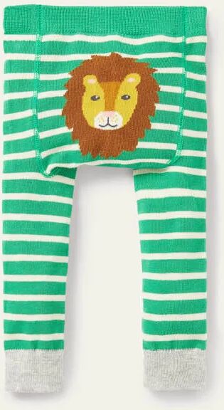 Boden Baumgrün/Naturweiß, Löwe Strick-Leggings Baby Baby Boden, 92, Green