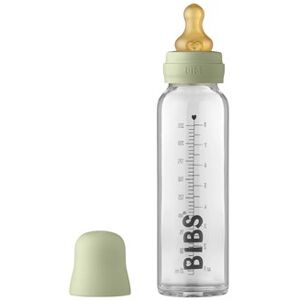 BIBS Sutteflaske - BIBS Baby Glass Bottle Complete Set Latex 225ml Sage 1 stk