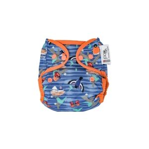 Close Caboo Nappy Wrap, Pop-in AIO Twilight Garden genanvendelig ble med lur 4,5-16 kg, 1 stk.