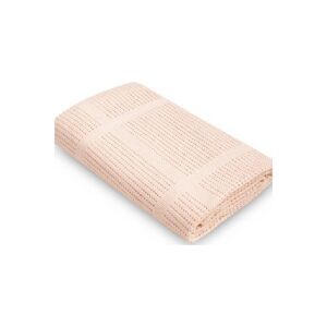 Sensillo OPENWORK BLANKET LULU LIGHT PINK