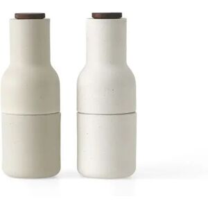 Audo Copenhagen Bottle Grinder Ceramic 2 pack - Sand/Walnut