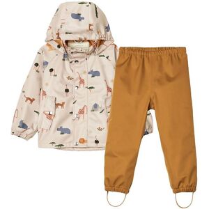 Liewood Softshell Sæt - Parker - Safari Sandy Mix - Liewood - 5 År (110) - Softshell