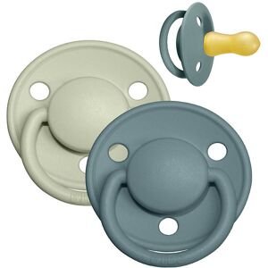 Bibs De Lux Sutter - Str. 2 - 2-Pak - Rund - Island Sea/sage - Bibs - 6-18 Mdr - Sutter